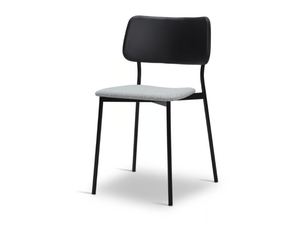 ULI METAL 328-M - Stackable steel chair with fabric seat - Chair by Origins 1971