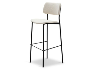 ULI METAL 335-M - High steel stool with footrest - Stool by Origins 1971