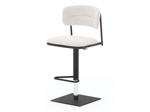 LOGAN - High stool with footrest - Stool by Ozzio Italia