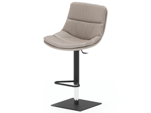 NOA - High stool with footrest - Stool by Ozzio Italia