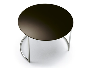 CIN CIN - Low round glass coffee table - Coffee table by Pacini & Cappellini