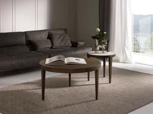 DOMINIQUE - Low round coffee table - Coffee table by Pacini & Cappellini