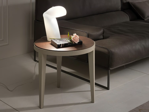 DOMINIQUE - Low round coffee table - Coffee table by Pacini & Cappellini