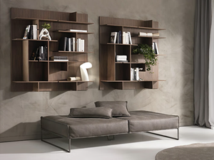 MAZE - Wall-mounted sectional bookcase - Cabinet by Pacini & Cappellini