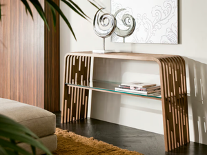 MILLERIGHE - Rectangular solid wood console table - Console by Pacini & Cappellini