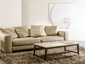 PRISMA - Rectangular marble coffee table - Coffee table by Pacini & Cappellini