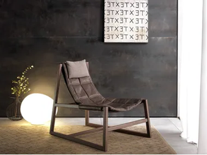 RELAX - Leather easy chair - Armchair by Pacini & Cappellini