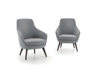 SPRING - Upholstered armchair - Armchair by Pacini & Cappellini
