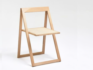AXIS - Folding beech chair - Chair by Paged