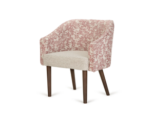 B-FUM 1 - Upholstered fabric easy chair with armrests - Armchair by Paged