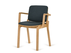 B-HIP-3702 - Wooden chair with armrests with integrated cushion - Accessories by Paged