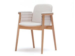 B-PROP-4398 - Upholstered fabric chair with armrests - Chair by Paged