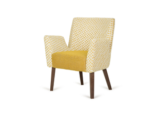 B-SEN - Upholstered fabric easy chair with armrests - Armchair by Paged