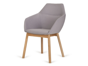 BIG TUK 1 - Upholstered fabric chair with armrests - Chair by Paged