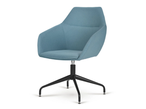 BIG TUK 4 - Fabric office chair with armrests with 4-Spoke base - Office Chair by Paged
