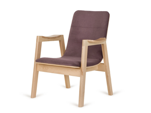 M-DUB - Upholstered fabric armchair with armrests - Armchair by Paged