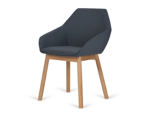 TUK 1 - Upholstered fabric chair with armrests - Chair by Paged