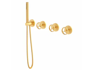 INDUSTRIAL JOB 78139810 - 4 hole bathtub set with diverter and hand shower - Tap by PALAZZANI
