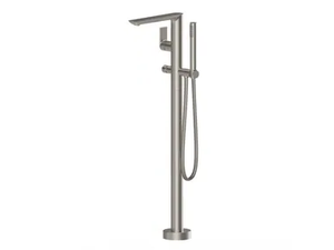 MONTECARLO 80117910 - Floor standing single handle bathtub mixer with hand shower - Tap by PALAZZANI