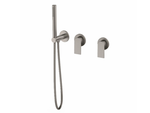 MONTECARLO 80230810 - Recessed 3 hole shower mixer with hand shower - Shower by PALAZZANI