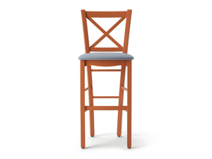 ATENA 42QJ.m2 - High beech stool with integrated cushion - Accessories by Palma