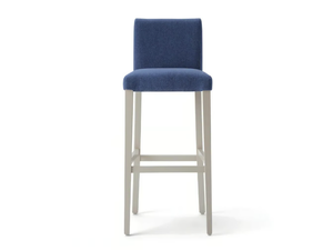 LADY 47OGI.i4 - High upholstered beech stool with back - Stool by Palma