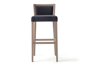 MOMA SOFT 472HI.i4 - High upholstered beech stool - Stool by Palma