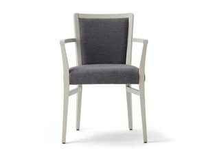 MOMA SOFT 472HP.i4 - Upholstered beech chair with armrests - Chair by Palma