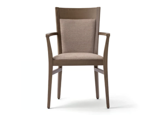 SOUL SOFT 472EP.I1 - Upholstered beech chair with armrests - Chair by Palma