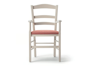 VENEZIA 42AP.i1 - Beech chair with armrests - Chair by Palma