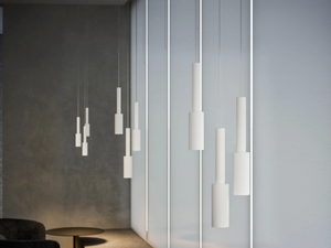 TUBINO - LED aluminium pendant lamp - Ceiling lamp by PANZERI