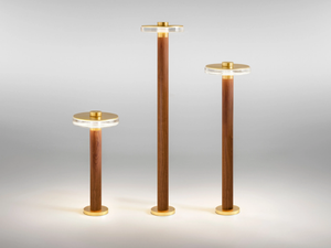 VENEXIA - LED glass and aluminium bollard light - Outdoor lighting by PANZERI