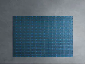ACCORDI - Rectangular striped felt rug - Rug by Paola Lenti