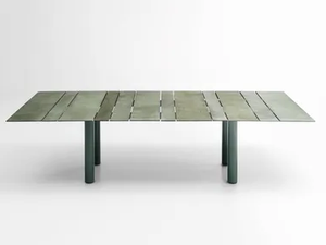 DOCK - Wooden garden table - Table by Paola Lenti