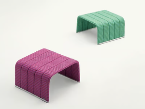 FRAME - Fabric garden side table - Side table by Paola Lenti