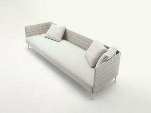 FRAME ON - 4 seater fabric garden sofa - Sofa by Paola Lenti