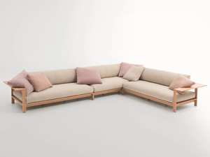 FREI - Sectional modular fabric garden sofa - Sofa by Paola Lenti