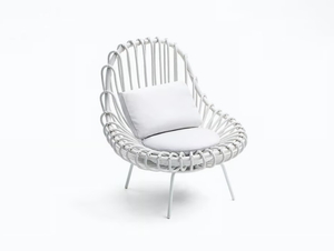 GIUNCO - Garden easy chair with removable cover - Armchair by Paola Lenti