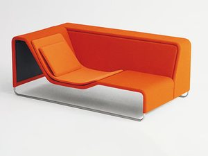 ISLAND - Upholstered fabric Garden daybed - Sofa by Paola Lenti