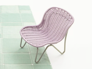JARDÍN - Garden rope easy chair - Armchair by Paola Lenti