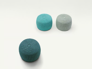 NIDO - Round garden pouf - Pouf by Paola Lenti