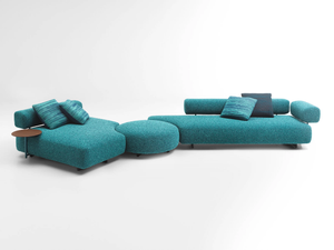 SANTORINI - Sectional fabric garden sofa - Sofa by Paola Lenti