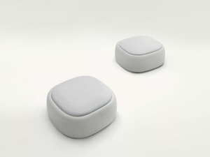 SMILE - Square storage garden pouf - Pouf by Paola Lenti