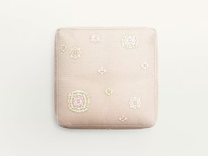 SPRING - Square fabric garden pouf - Pouf by Paola Lenti
