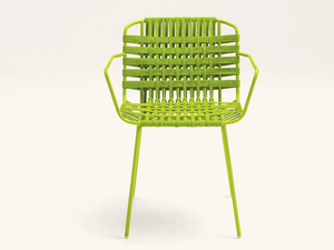 TELAR - Synthetic fibre chair with armrests - Chair by Paola Lenti