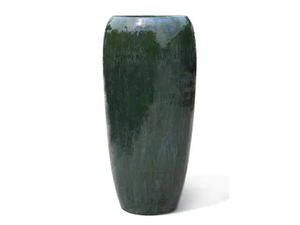 LODZ GREEN - Handmade terracotta garden vase - Styling by PAOLELLI GARDEN
