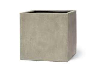 SQUARE CSNC - Garden vase in Fiber Clay - Styling by PAOLELLI GARDEN