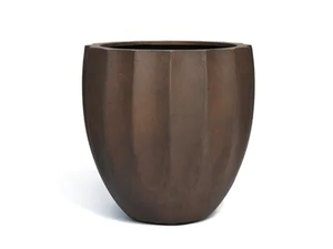 STAR RUSTY LITE - Fiber Clay garden pot - Accessories by PAOLELLI GARDEN