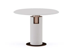 ALBA BISTROT - Round stone table - Table by Paolo Castelli