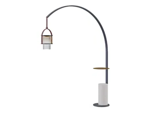 FANUS - LED Murano glass and metal floor lamp - Floor lamp by Paolo Castelli